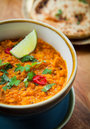 A delicious bowl of vegetarian curry